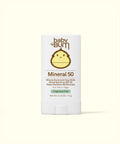 Baby Bum Mineral SPF 50 Sunscreen Face Stick with broad spectrum SPF 50 in a compact stick design