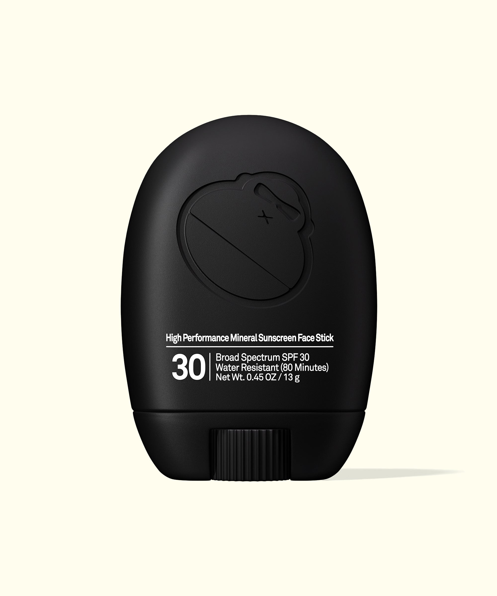 Sun Bum Signature SPF 30 Mineral Face Stick with broad spectrum SPF 30 and water resistant formula in black case