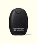 Black bottle of Sun Bum Signature SPF 50 Mineral Lotion with high performance mineral sunscreen, front view.