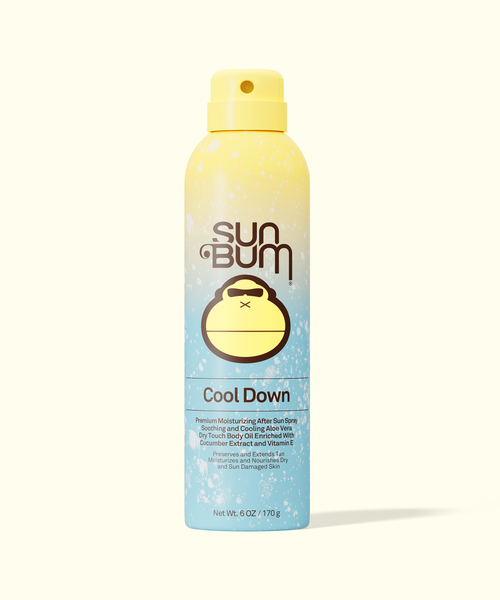 Sun Bum Cool Down spray bottle on a white background